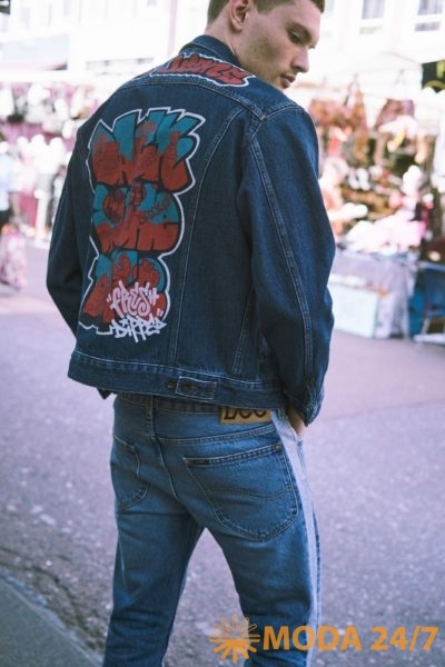 Куртка Rider и джинсы со вставками. Lee SS-2019 (весна-лето 2019)