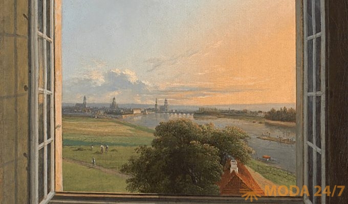 К. Г. Траугот Фабер «Вид на Дрезден», 1824. Русско-немецкие мечты о свободе в Новой Третьяковке