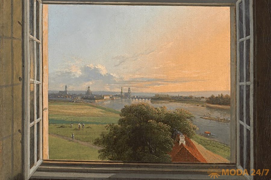 К. Г. Траугот Фабер «Вид на Дрезден», 1824. Русско-немецкие мечты о свободе в Новой Третьяковке