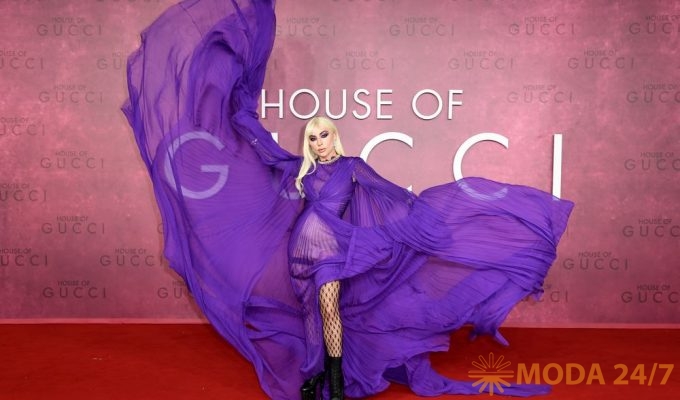 Lady Gaga на премьере фильма «Дом Gucci» в Лондоне