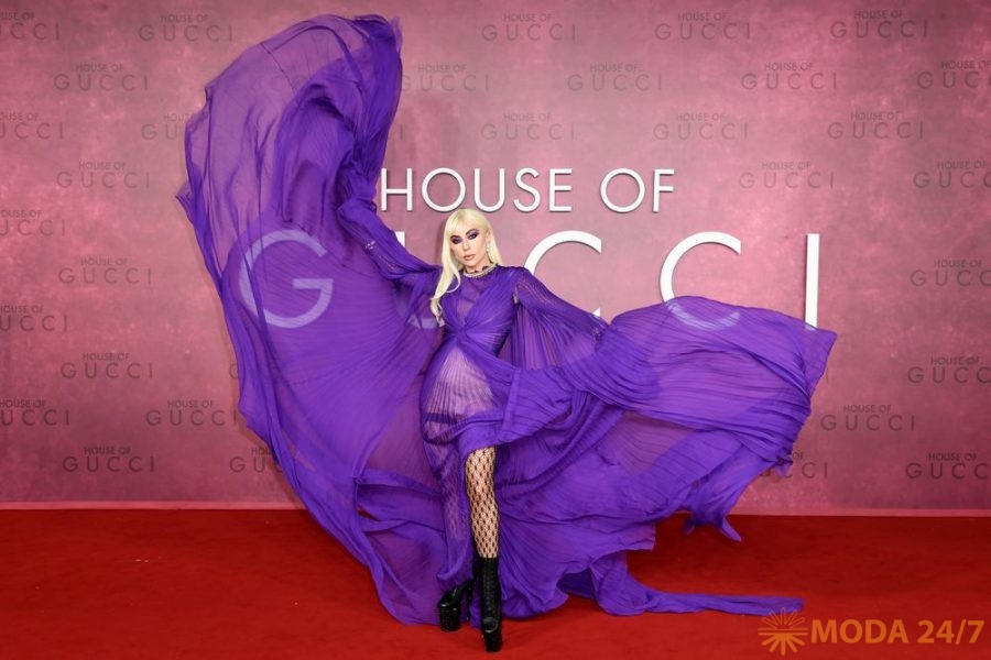 Lady Gaga на премьере фильма «Дом Gucci» в Лондоне