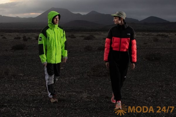 Мужская куртка Safety Green Phlego DryVent и женская куртка Phlego Synth из коллекции NSE The North Face