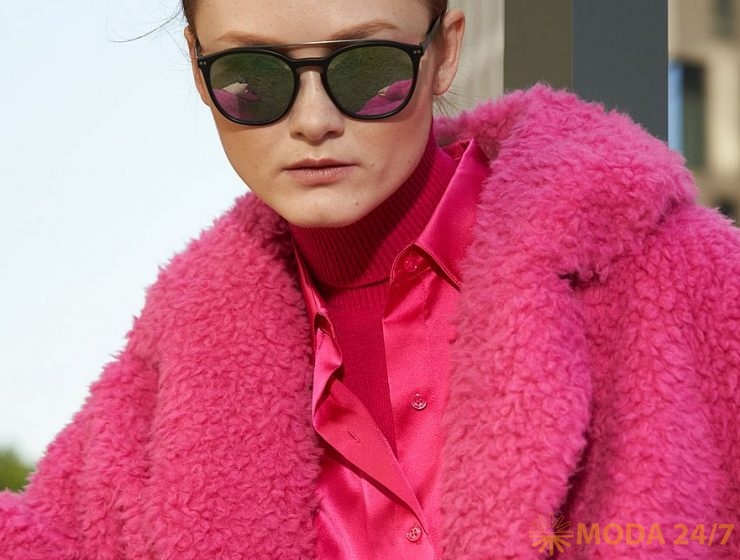 Пальто Viva Magenta Вира Плотникова