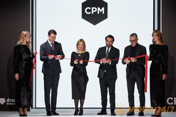 Церемония открытия CPM: Александр Шайников, Ирина Лященко (Экспоцентр), Альберто Скаччони и Барыш Эраслан