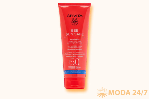 Солнцезащитное увлажняющее молочко для тела и лица Bee Sun Safe Hudra Fresh Face and Body Milk SPF 50
